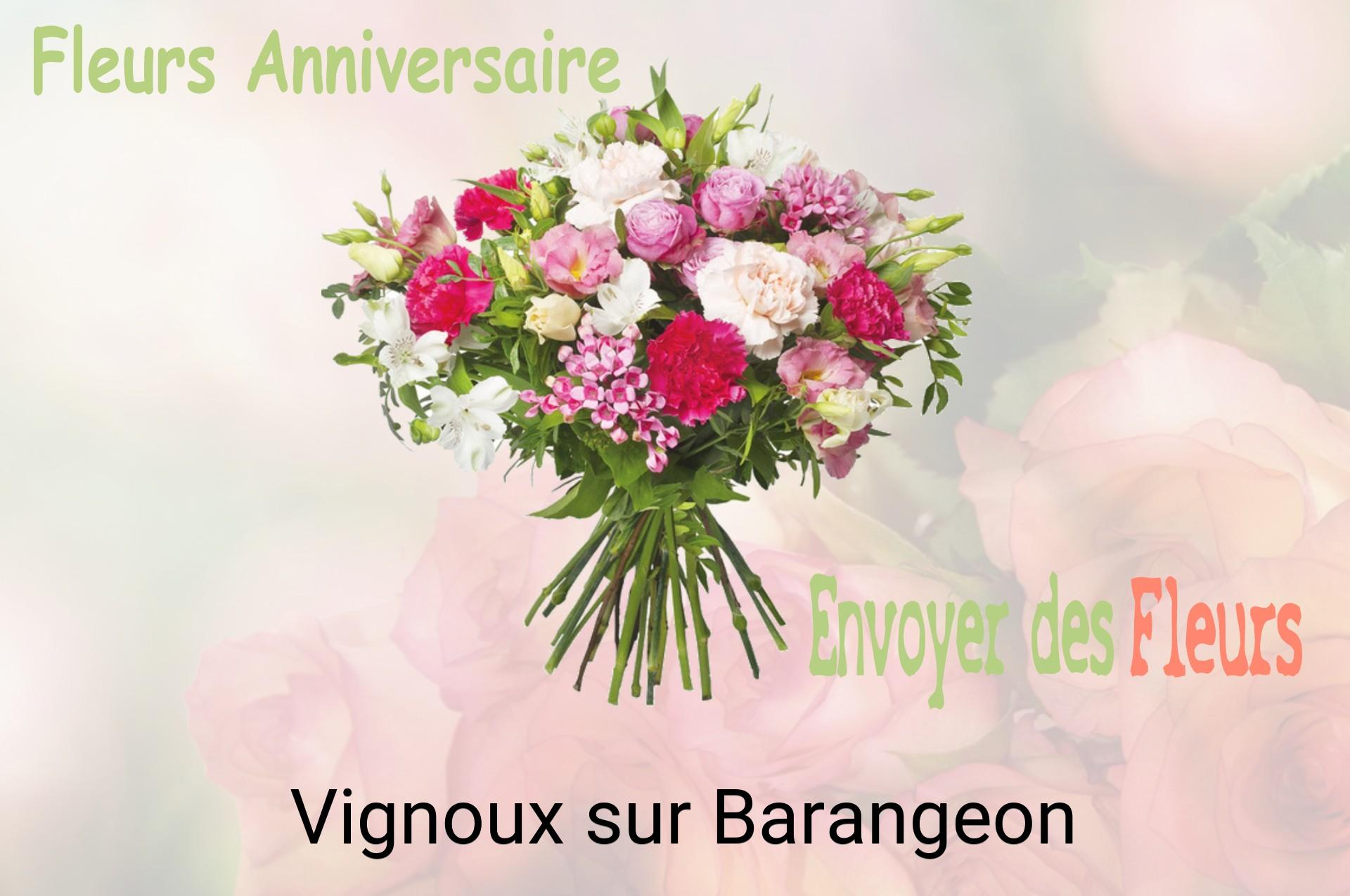 Bouquet de fleurs d’anniversaire livré à Vignoux-sur-Barangeon